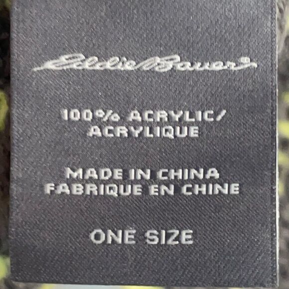 Eddie Bauer stripe convertible 3 button knit scarf - Picture 9 of 13